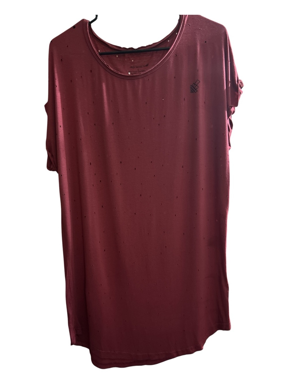 Jed North Burgundy Short Sleeve Tunic